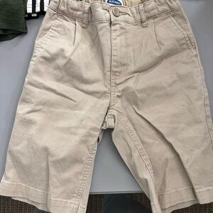 Old Navy Tan Flat Front Shorts